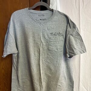 Salt Life Gray Short Sleeve Tee Classic Casual